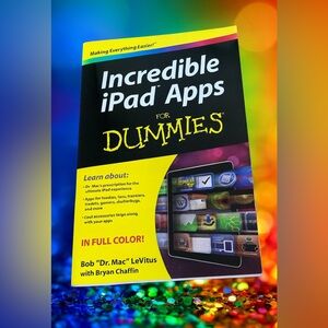 Book Incredible iPad Apps Dummies Bob LeVitus Best Apps Tips Finances Music Gift